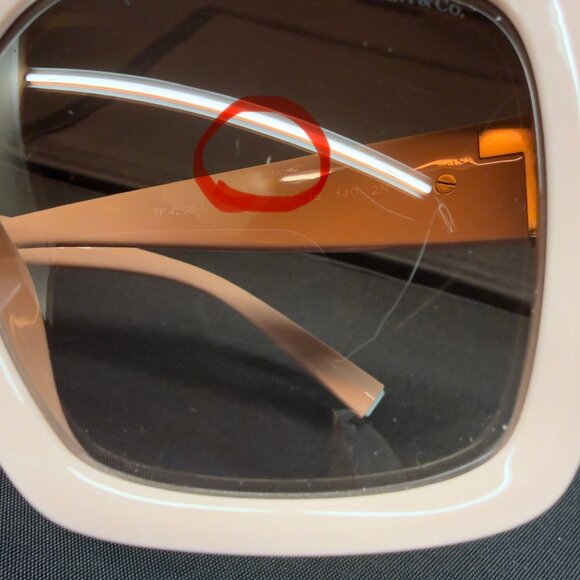 Tiffany Co TF 4206-U 8367/13 Cloud Pink Sunglasses Gradient 58 16 140 SCRATCH main image 7